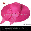 fashion ladies foldable wide brim straw hat